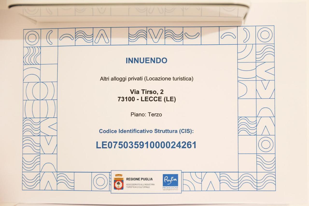 Innuendo La Terrazza House Lecce Eksteriør billede
